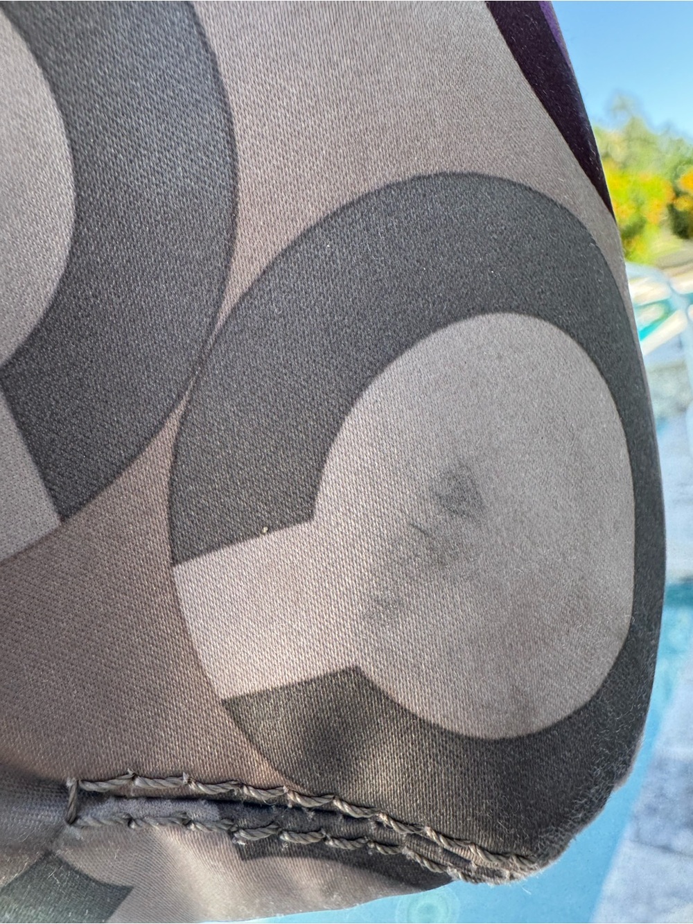 Coach Purple, Black and Gray Signature Shoulder Bag - Picture 13 of 16